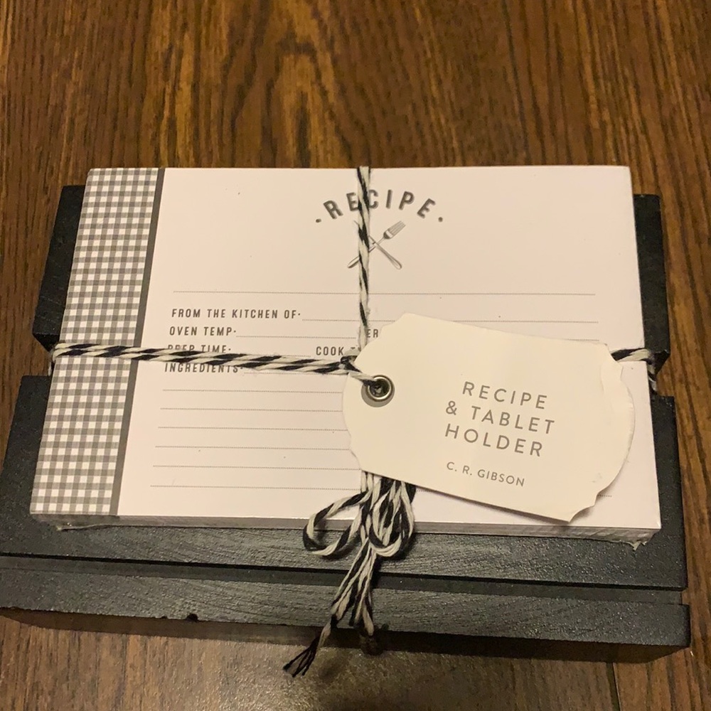 CR Gibson New Recipe and Tablet Holder Black